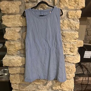 Blue Free People Shift Dress. NEVER WORN.